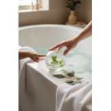 ŻABA kula sensoryczna do zabawy w kąpieli Happy Bubbles Petit Boum 1+