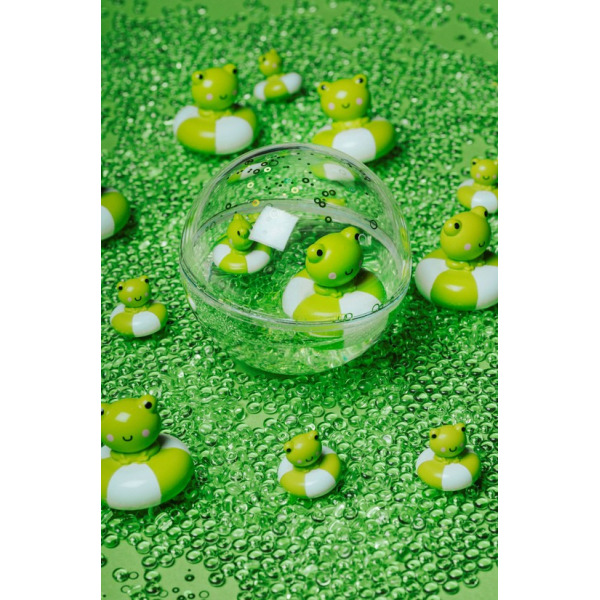 ŻABA kula sensoryczna do zabawy w kąpieli Happy Bubbles Petit Boum 1+