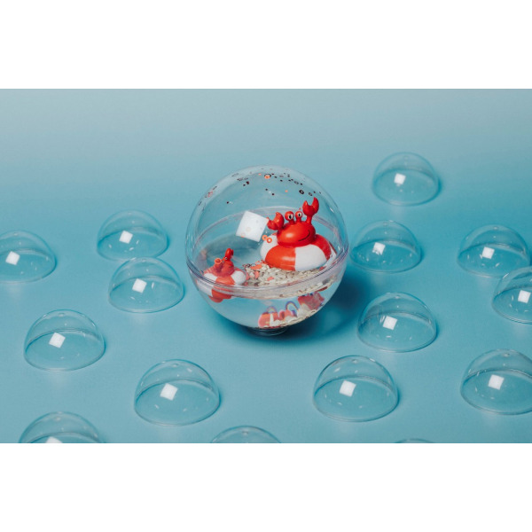 KRAB kula sensoryczna do zabawy w kąpieli Happy Bubbles Petit Boum 1+