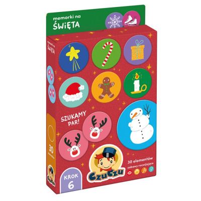 ŚWIĄTECZNE MEMORKI gra pamięciowa memo Czuczu 2+