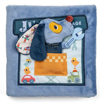 GARAŻ PIESKA JULES"A miękka książeczka aktywizująca Lilliputiens 12m+