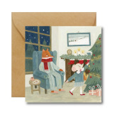 ŚWIĄTECZNY CZAS kartka świąteczna okolicznościowa na Boże Narodzenie Hi Little