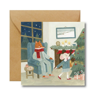 ŚWIĄTECZNY CZAS kartka świąteczna okolicznościowa na Boże Narodzenie Hi Little