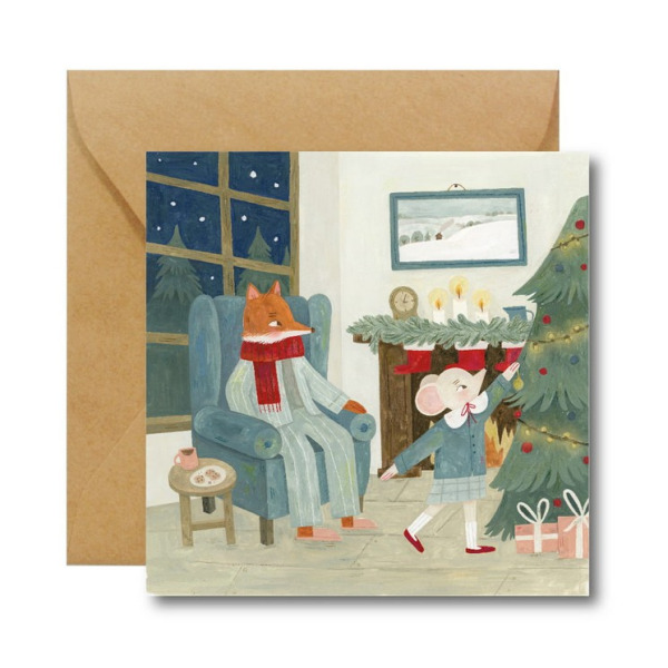 ŚWIĄTECZNY CZAS kartka świąteczna okolicznościowa na Boże Narodzenie Hi Little