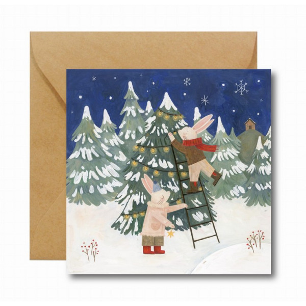 CHOINKA kartka świąteczna okolicznościowa na Boże Narodzenie Hi Little