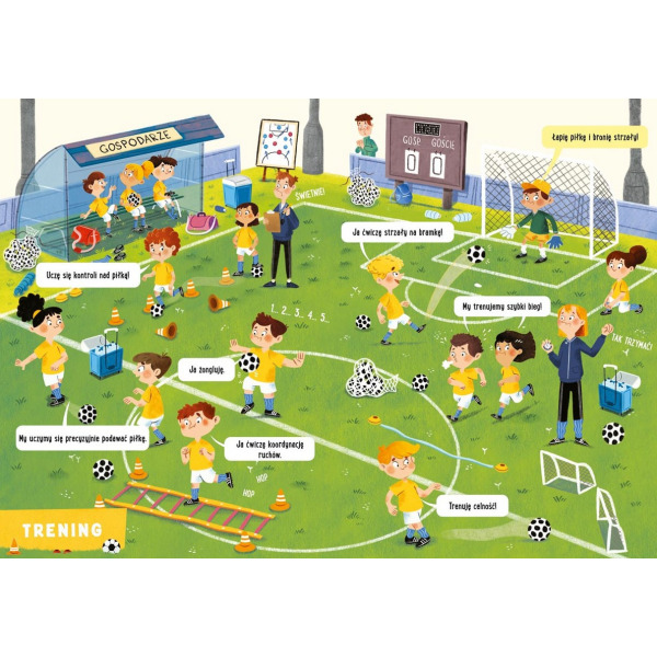 PIŁKA NOŻNA. MOJA PASJA książka kartonowa Paweł Gierliński wyd. Nasza Księgarnia