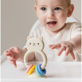 MIŚ silikonowy gryzak na przyssawce dla niemowlaka Tiger Tribe 0+