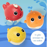 WESOŁY POŁÓW łowienie rybek wędkarstwo zabawka do kąpieli z wędką Tiger Tribe 2+