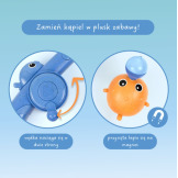 WESOŁY POŁÓW łowienie rybek wędkarstwo zabawka do kąpieli z wędką Tiger Tribe 2+