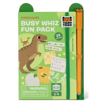 DINOZAURY paczka pełna frajdy zestaw kreatywny z naklejkami Tiger Tribe 5+