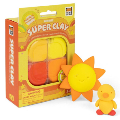 SŁONECZNY PORANEK piankolina kolor żółty i pomarańczowy 4 odcienie Tiger Tribe 3+