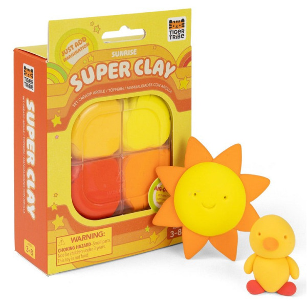 SŁONECZNY PORANEK piankolina kolor żółty i pomarańczowy 4 odcienie Tiger Tribe 3+