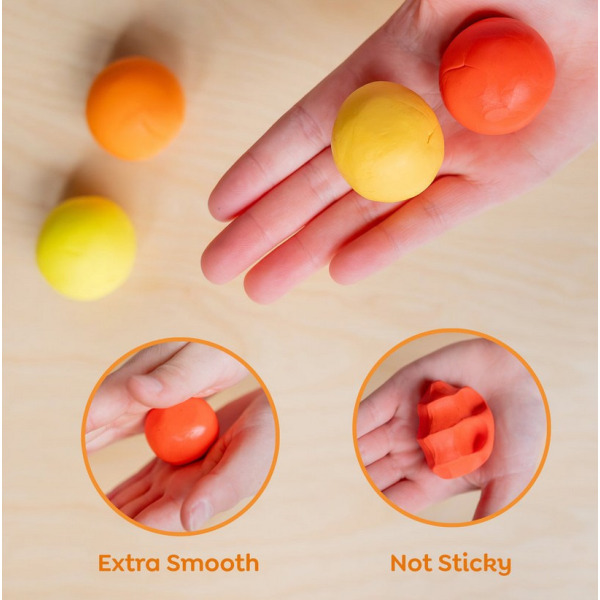 SŁONECZNY PORANEK piankolina kolor żółty i pomarańczowy 4 odcienie Tiger Tribe 3+