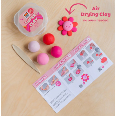 TĘCZOWY ZACHÓD piankolina kolor różowy i czerwony 4 odcienie Tiger Tribe 3+