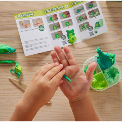 SEKRETY DŻUNGLI piankolina 4 odcienie zieleni Tiger Tribe 3+