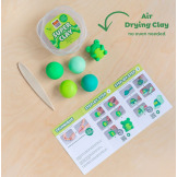 SEKRETY DŻUNGLI piankolina 4 odcienie zieleni Tiger Tribe 3+