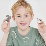 KSIĘŻYCOWA NOC piankolina 4 kolory biały, szary, czarny i brązowy Tiger Tribe 3+