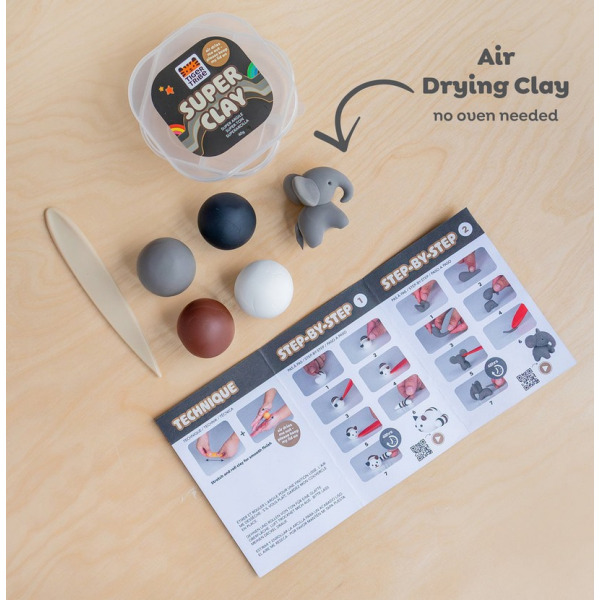 KSIĘŻYCOWA NOC piankolina 4 kolory biały, szary, czarny i brązowy Tiger Tribe 3+