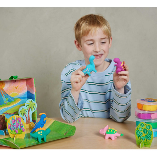 DINOZAURY plastyczna przygoda piankolina Tiger Tribe 4+