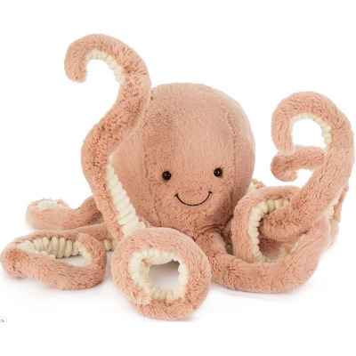 OŚMIORNICA morelowa przytulanka Odell 49 cm Jellycat 0+