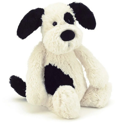 Łaciaty SZCZENIACZEK kremowa przytulanka piesek Bashful 31 cm Jellycat 0+