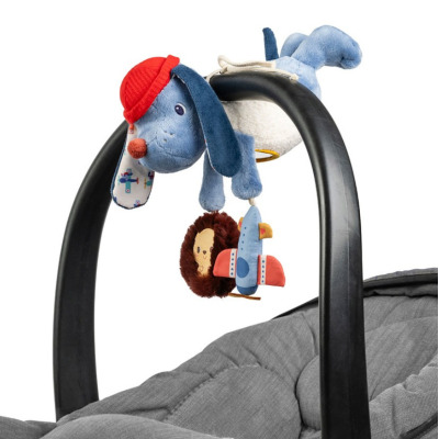 PIESEK JULES wielofunkcyjna przytulanka do zawieszenia Lilliputiens 3m+