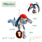 PIESEK JULES wielofunkcyjna przytulanka do zawieszenia Lilliputiens 3m+