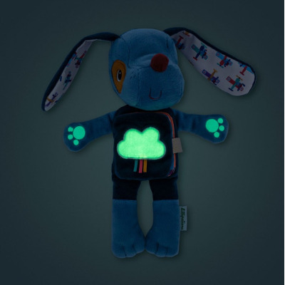 PIESEK JULES przytulanka aktywizująca z książeczką Lilliputiens 6m+