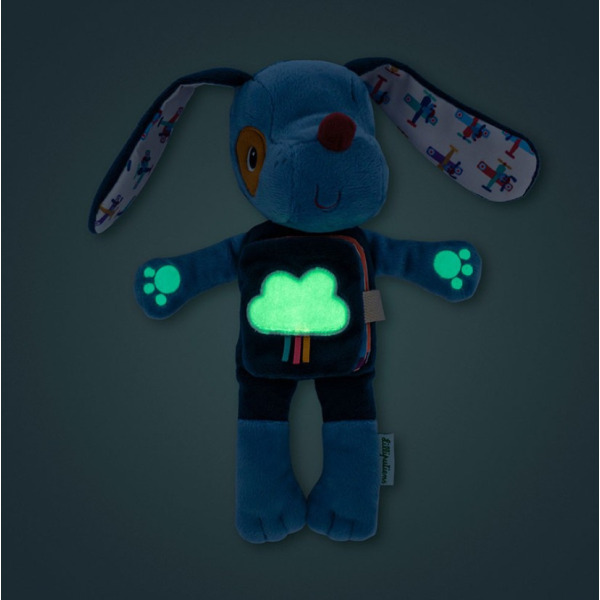 PIESEK JULES przytulanka aktywizująca z książeczką Lilliputiens 6m+