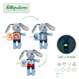 PIESEK JULES przytulanka aktywizująca z książeczką Lilliputiens 6m+