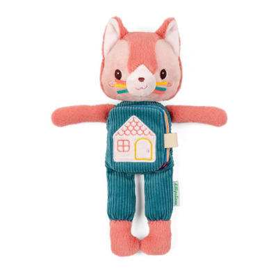 KOTKA JEANNE przytulanka aktywizująca z książeczką Lilliputiens 6m+