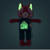 KOTKA JEANNE przytulanka aktywizująca z książeczką Lilliputiens 6m+