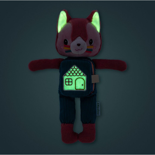 KOTKA JEANNE przytulanka aktywizująca z książeczką Lilliputiens 6m+