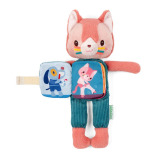 KOTKA JEANNE przytulanka aktywizująca z książeczką Lilliputiens 6m+