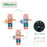 KOTKA JEANNE przytulanka aktywizująca z książeczką Lilliputiens 6m+