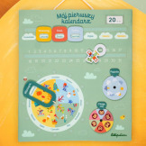 MÓJ PIERWSZY KALENDARZ miękka tablica aktywizująca Lilliputiens 3+