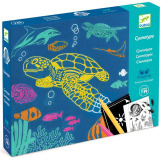 OCEAN zestaw kreatywny cyjanotypia Djeco 7+