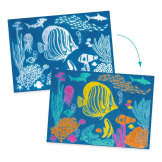 OCEAN zestaw kreatywny cyjanotypia Djeco 7+