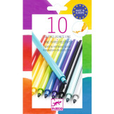 MAZAKI zestaw 10 kolorów RAINBOW flamastry Djeco