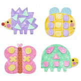 ZWIERZĄTKA malowanie palcami zestaw artystyczny Djeco 18m+