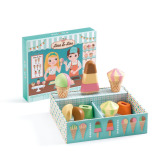 LINA & LINO mała lodziarnia z akcesoriami zabawa w kawiarnię Djeco 3+