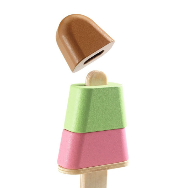 LINA & LINO mała lodziarnia z akcesoriami zabawa w kawiarnię Djeco 3+