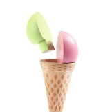 LINA & LINO mała lodziarnia z akcesoriami zabawa w kawiarnię Djeco 3+