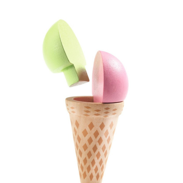 LINA & LINO mała lodziarnia z akcesoriami zabawa w kawiarnię Djeco 3+