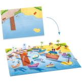 POJAZDY naklejki wielokrotnego użytku 3D Djeco 3+