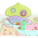 LILY TINYLY puzzle tekturowe 24 el. z figurką Djeco 4+