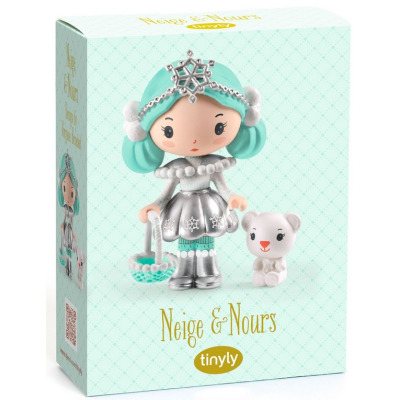NEIGE & NOURS figurki do zabawy zestaw 2 szt. Tinyly Djeco 4+