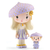 JIL & JERRY figurki do zabawy zestaw z samochodzikiem 2 szt. Tinycar Djeco 4+