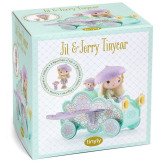 JIL & JERRY figurki do zabawy zestaw z samochodzikiem 2 szt. Tinycar Djeco 4+