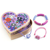 TARA bransoletki w ozdobnym pudełku kotki Djeco 4+